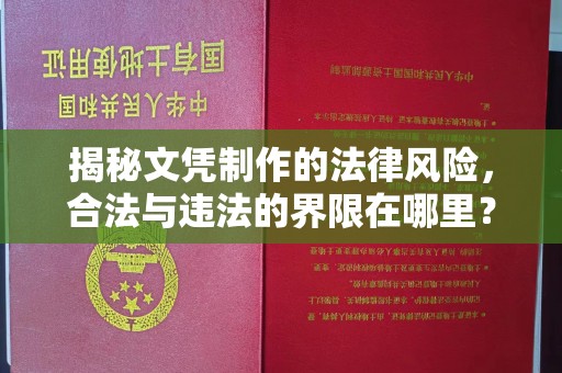 员林揭秘文凭制作的法律风险，合法与违法的界限在哪里？